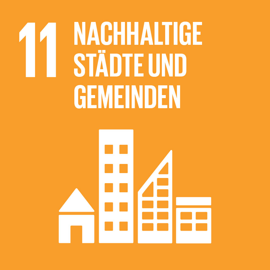SDG Icon DE - Ziel 11: Nachhaltige Städte und Gemeinden
