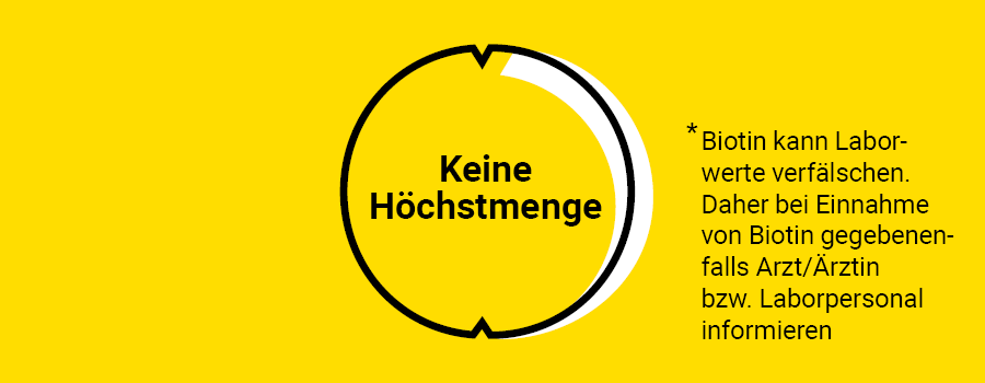 Biotin Höchstmenge