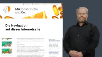 Gebärdensprachenfilm: Die Navigation auf mikroco-wissen.de